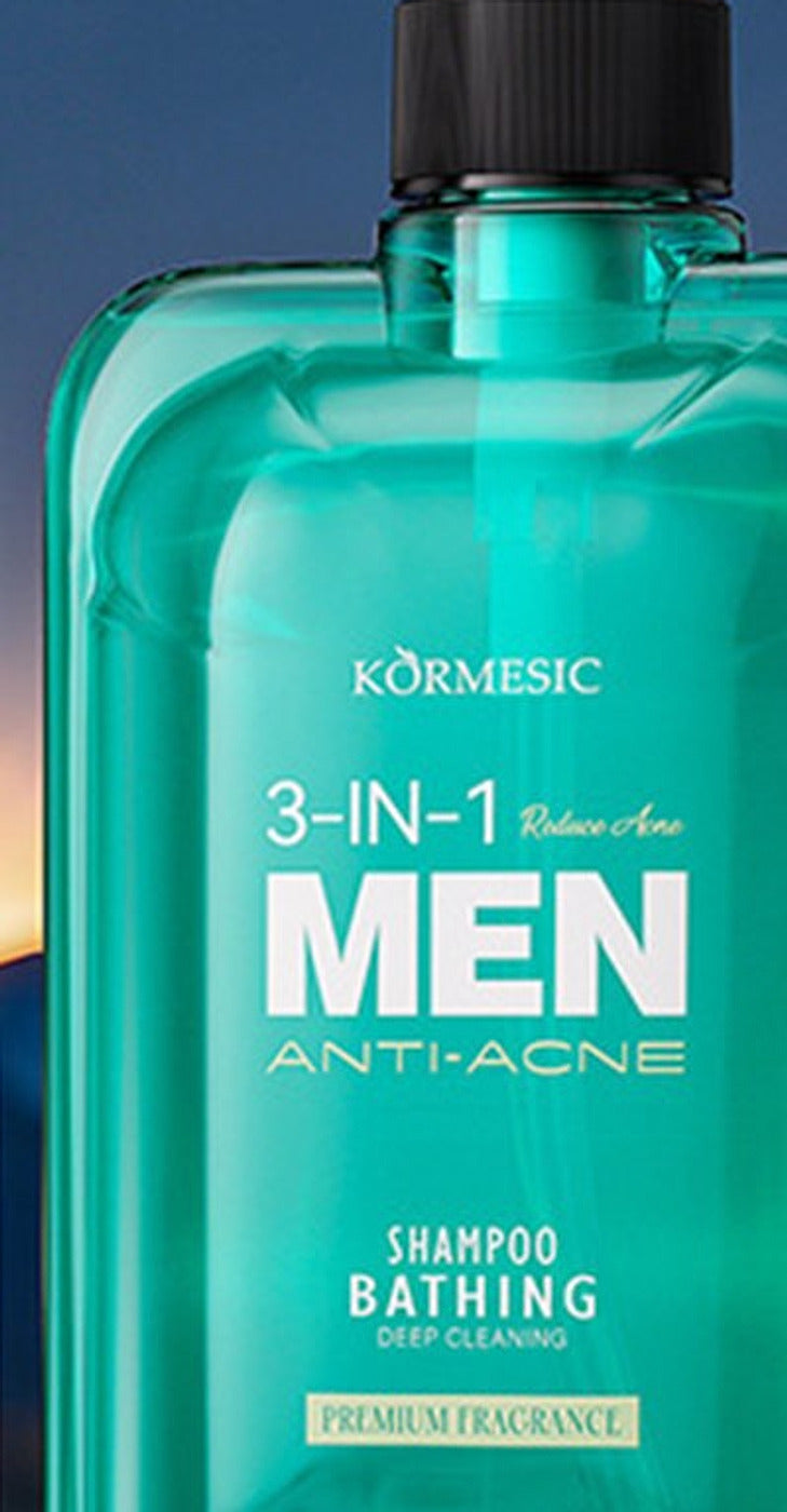 KORMESIC Men 3-in-1 Bathing Shampoo 520ml