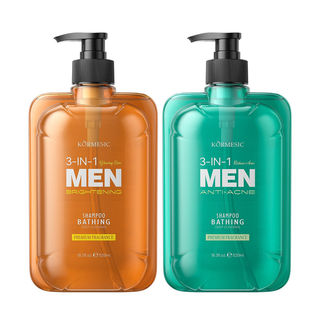 KORMESIC Men 3-in-1 Bathing Shampoo 520ml