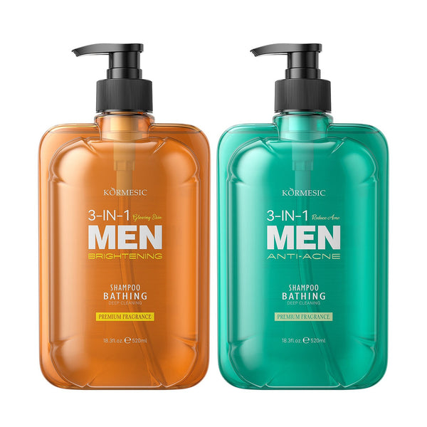 KORMESIC Men 3-in-1 Bathing Shampoo 520ml